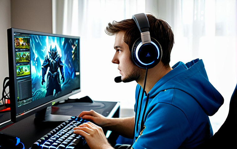 Training Session**

"A professional Dota 2 player fully clothed in comfortable gaming attire, intensely focused on the computer screen during a practice session. The scene is a well-lit gaming room with high-end equipment. Safe for work, appropriate content, perfect anatomy, natural pose, professional gamer, fully clothed, modest, family-friendly, high quality."

**