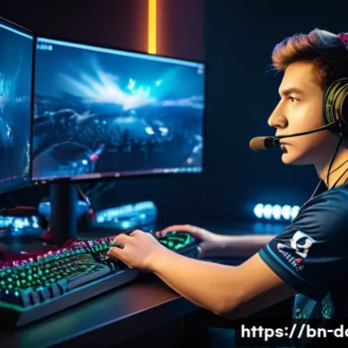 Home 27 도타2 트위치 스트리머 추천 - **Prompt:** A highly skilled male Dota 2 professional player, in his late 20s, intensely focused on ...