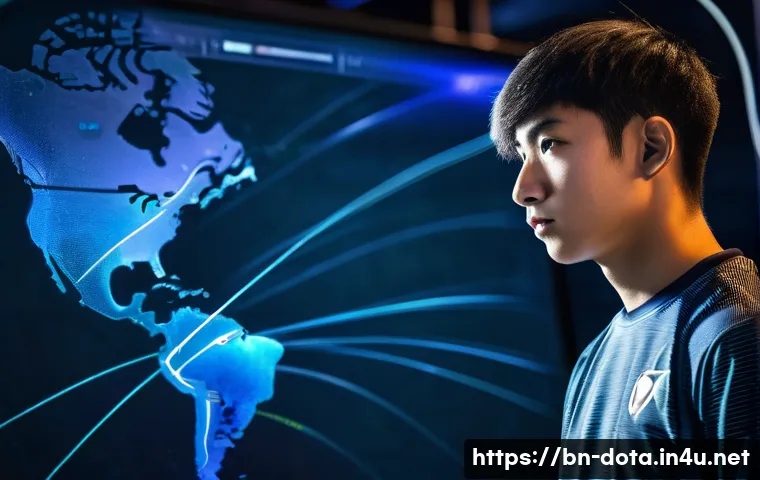 도타2 MMR 계산기 - **Prompt:** A young male Dota 2 player, in his mid-20s, stands contemplatively on a futuristic, glow...