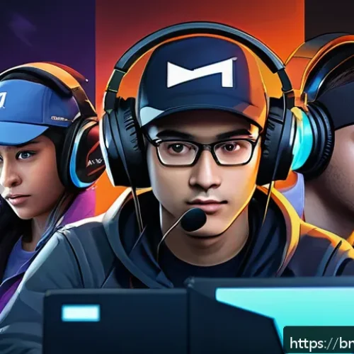 도타2 팀 랭크 전략 - A dynamic in-game Dota 2 team communication scene illustrating a diverse group of players wearing ga...